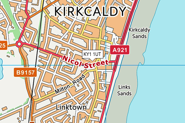 KY1 1UT map - OS VectorMap District (Ordnance Survey) KY1 1UT map - OS VectorMap District (Ordnance Survey)