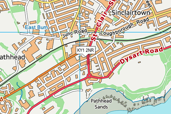 KY1 2NR map - OS VectorMap District (Ordnance Survey) KY1 2NR map - OS VectorMap District (Ordnance Survey)