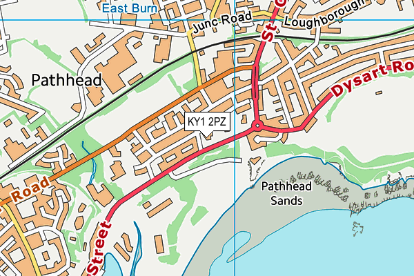 KY1 2PZ map - OS VectorMap District (Ordnance Survey) KY1 2PZ map - OS VectorMap District (Ordnance Survey)