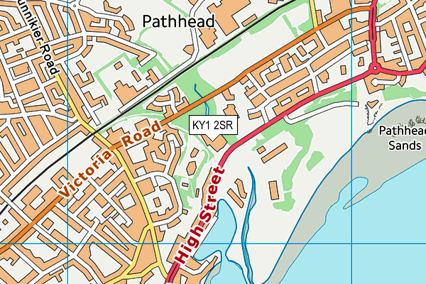 KY1 2SR map - OS VectorMap District (Ordnance Survey) KY1 2SR map - OS VectorMap District (Ordnance Survey)