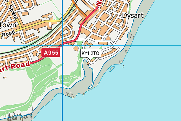 KY1 2TQ map - OS VectorMap District (Ordnance Survey) KY1 2TQ map - OS VectorMap District (Ordnance Survey)