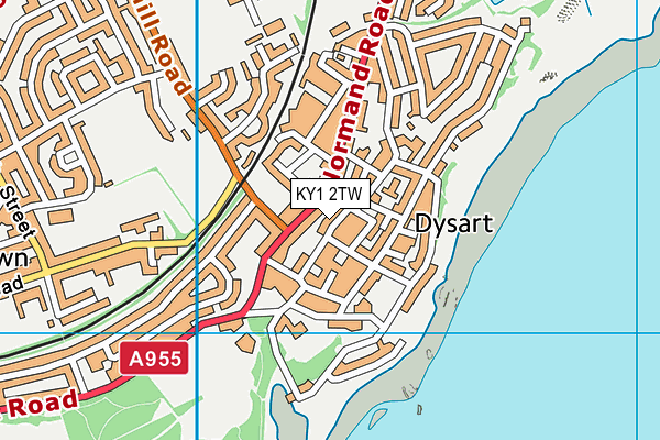 KY1 2TW map - OS VectorMap District (Ordnance Survey) KY1 2TW map - OS VectorMap District (Ordnance Survey)