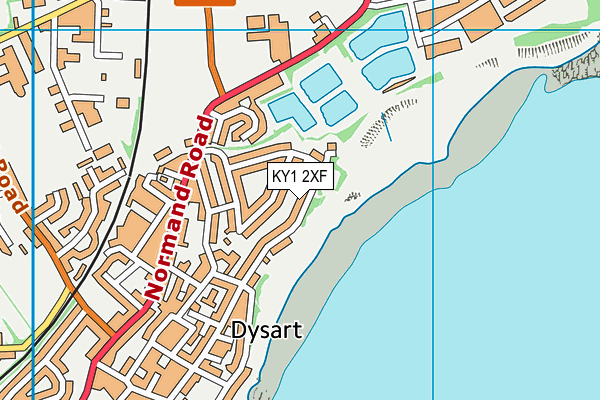 KY1 2XF map - OS VectorMap District (Ordnance Survey) KY1 2XF map - OS VectorMap District (Ordnance Survey)