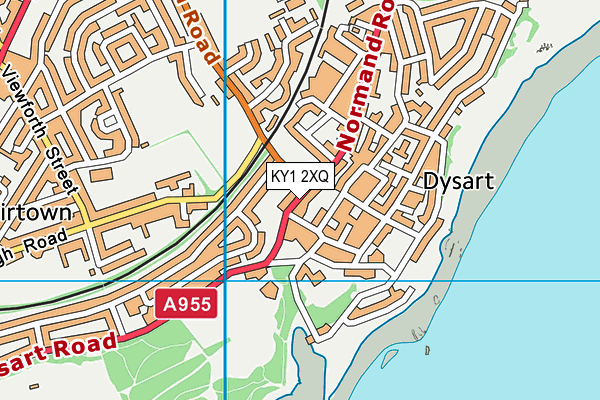 KY1 2XQ map - OS VectorMap District (Ordnance Survey) KY1 2XQ map - OS VectorMap District (Ordnance Survey)