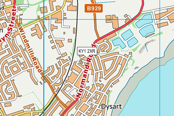 KY1 2XR map - OS VectorMap District (Ordnance Survey) KY1 2XR map - OS VectorMap District (Ordnance Survey)