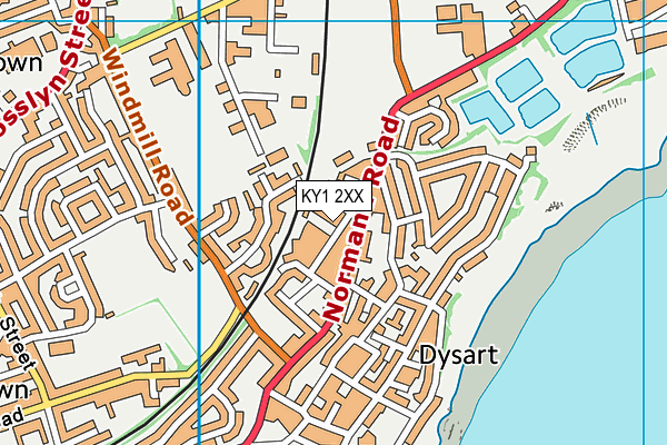 KY1 2XX map - OS VectorMap District (Ordnance Survey) KY1 2XX map - OS VectorMap District (Ordnance Survey)