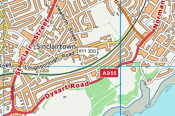 KY1 3DG map - OS VectorMap District (Ordnance Survey) KY1 3DG map - OS VectorMap District (Ordnance Survey)