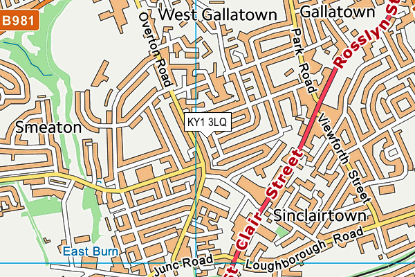 KY1 3LQ map - OS VectorMap District (Ordnance Survey) KY1 3LQ map - OS VectorMap District (Ordnance Survey)