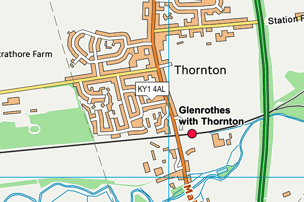 KY1 4AL map - OS VectorMap District (Ordnance Survey) KY1 4AL map - OS VectorMap District (Ordnance Survey)