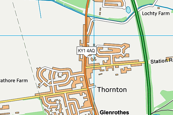 KY1 4AQ map - OS VectorMap District (Ordnance Survey) KY1 4AQ map - OS VectorMap District (Ordnance Survey)