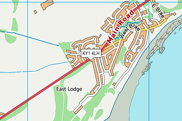 KY1 4LH map - OS VectorMap District (Ordnance Survey) KY1 4LH map - OS VectorMap District (Ordnance Survey)