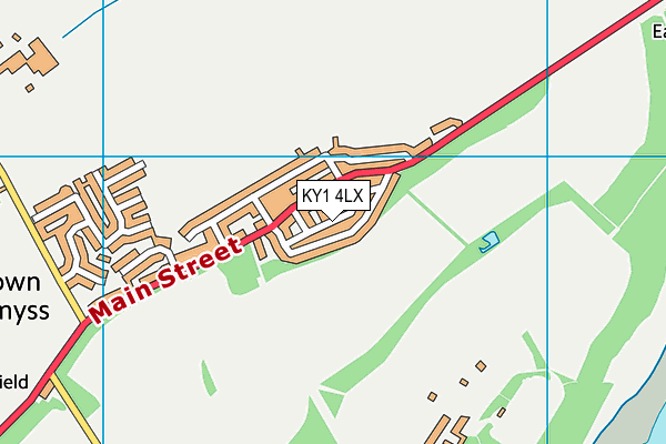 KY1 4LX map - OS VectorMap District (Ordnance Survey) KY1 4LX map - OS VectorMap District (Ordnance Survey)