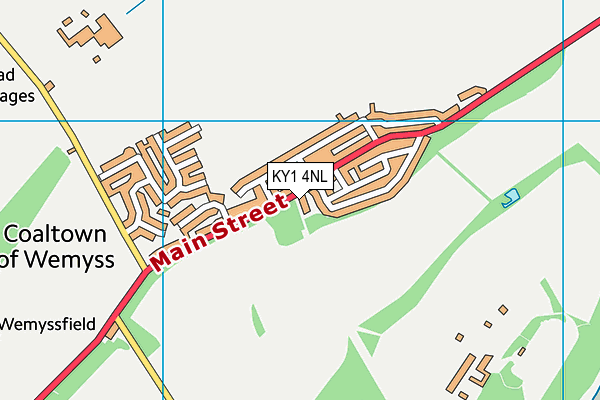KY1 4NL map - OS VectorMap District (Ordnance Survey) KY1 4NL map - OS VectorMap District (Ordnance Survey)