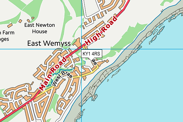 KY1 4RS map - OS VectorMap District (Ordnance Survey) KY1 4RS map - OS VectorMap District (Ordnance Survey)