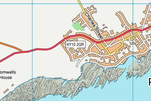 KY10 2QR map - OS VectorMap District (Ordnance Survey) KY10 2QR map - OS VectorMap District (Ordnance Survey)