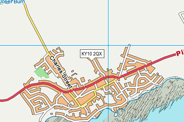 KY10 2QX map - OS VectorMap District (Ordnance Survey) KY10 2QX map - OS VectorMap District (Ordnance Survey)