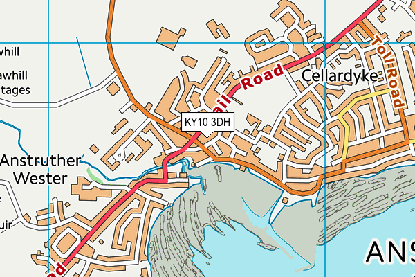 KY10 3DH map - OS VectorMap District (Ordnance Survey) KY10 3DH map - OS VectorMap District (Ordnance Survey)
