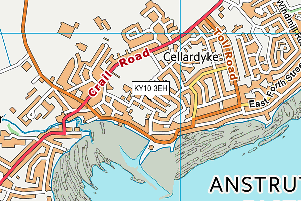 KY10 3EH map - OS VectorMap District (Ordnance Survey)