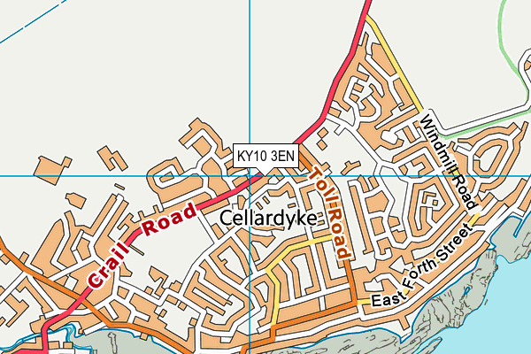 KY10 3EN map - OS VectorMap District (Ordnance Survey) KY10 3EN map - OS VectorMap District (Ordnance Survey)