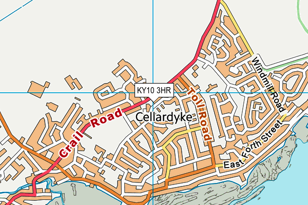 KY10 3HR map - OS VectorMap District (Ordnance Survey) KY10 3HR map - OS VectorMap District (Ordnance Survey)