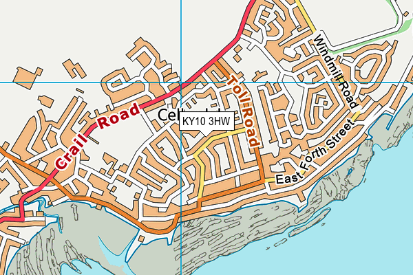 KY10 3HW map - OS VectorMap District (Ordnance Survey)