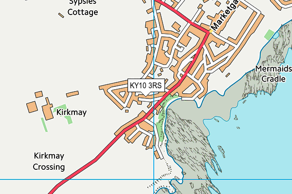 KY10 3RS map - OS VectorMap District (Ordnance Survey) KY10 3RS map - OS VectorMap District (Ordnance Survey)