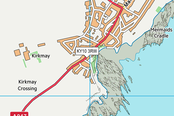 KY10 3RW map - OS VectorMap District (Ordnance Survey) KY10 3RW map - OS VectorMap District (Ordnance Survey)