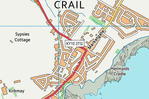 KY10 3TG map - OS VectorMap District (Ordnance Survey)