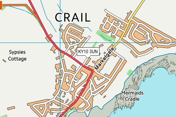 KY10 3UN map - OS VectorMap District (Ordnance Survey) KY10 3UN map - OS VectorMap District (Ordnance Survey)