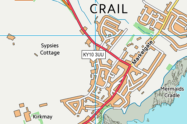 KY10 3UU map - OS VectorMap District (Ordnance Survey)