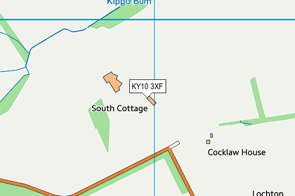 KY10 3XF map - OS VectorMap District (Ordnance Survey)