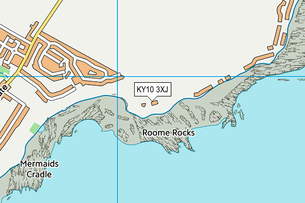 KY10 3XJ map - OS VectorMap District (Ordnance Survey)