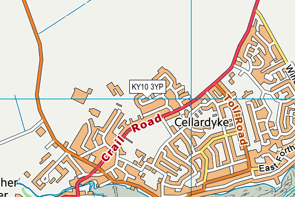 KY10 3YP map - OS VectorMap District (Ordnance Survey) KY10 3YP map - OS VectorMap District (Ordnance Survey)