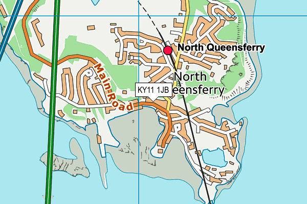 KY11 1JB map - OS VectorMap District (Ordnance Survey) KY11 1JB map - OS VectorMap District (Ordnance Survey)