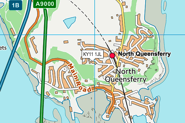 KY11 1JL map - OS VectorMap District (Ordnance Survey)