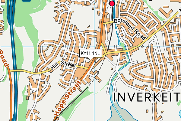 KY11 1NL map - OS VectorMap District (Ordnance Survey) KY11 1NL map - OS VectorMap District (Ordnance Survey)