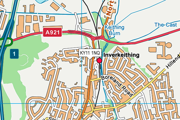 KY11 1NQ map - OS VectorMap District (Ordnance Survey) KY11 1NQ map - OS VectorMap District (Ordnance Survey)