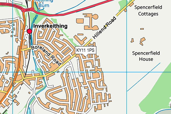 KY11 1PS map - OS VectorMap District (Ordnance Survey) KY11 1PS map - OS VectorMap District (Ordnance Survey)