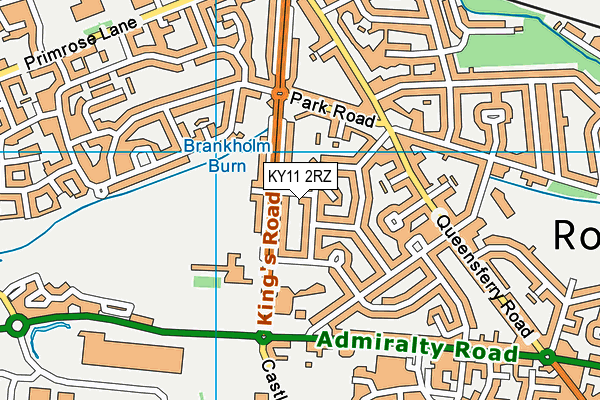 KY11 2RZ map - OS VectorMap District (Ordnance Survey) KY11 2RZ map - OS VectorMap District (Ordnance Survey)