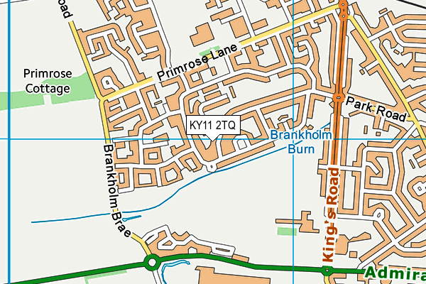 KY11 2TQ map - OS VectorMap District (Ordnance Survey) KY11 2TQ map - OS VectorMap District (Ordnance Survey)