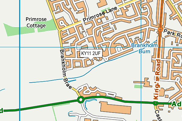 KY11 2UF map - OS VectorMap District (Ordnance Survey) KY11 2UF map - OS VectorMap District (Ordnance Survey)
