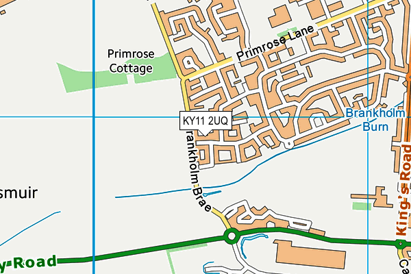 KY11 2UQ map - OS VectorMap District (Ordnance Survey) KY11 2UQ map - OS VectorMap District (Ordnance Survey)