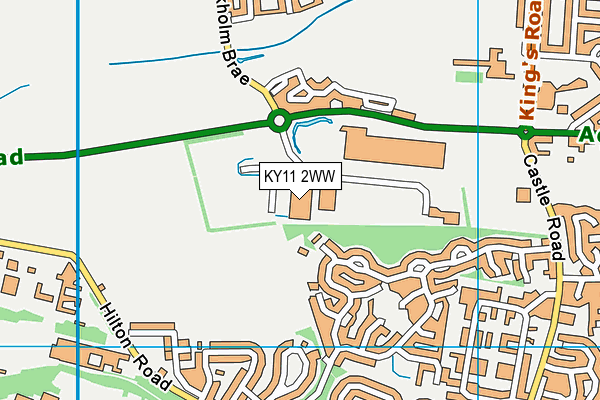 KY11 2WW map - OS VectorMap District (Ordnance Survey) KY11 2WW map - OS VectorMap District (Ordnance Survey)