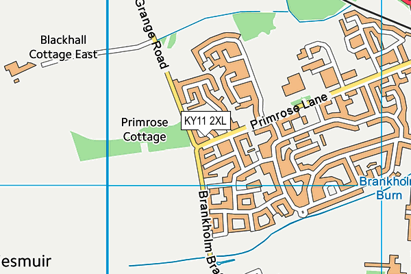 KY11 2XL map - OS VectorMap District (Ordnance Survey) KY11 2XL map - OS VectorMap District (Ordnance Survey)