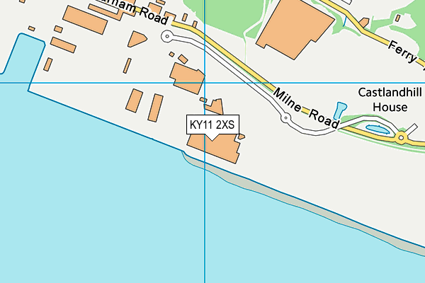 KY11 2XS map - OS VectorMap District (Ordnance Survey) KY11 2XS map - OS VectorMap District (Ordnance Survey)