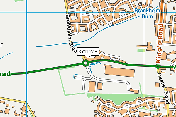 KY11 2ZP map - OS VectorMap District (Ordnance Survey) KY11 2ZP map - OS VectorMap District (Ordnance Survey)