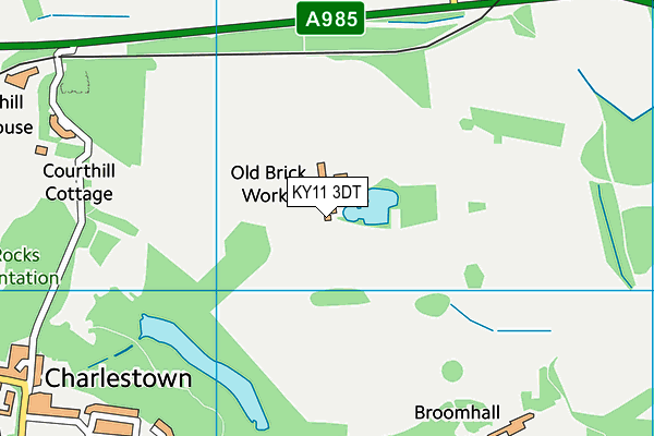 KY11 3DT map - OS VectorMap District (Ordnance Survey) KY11 3DT map - OS VectorMap District (Ordnance Survey)