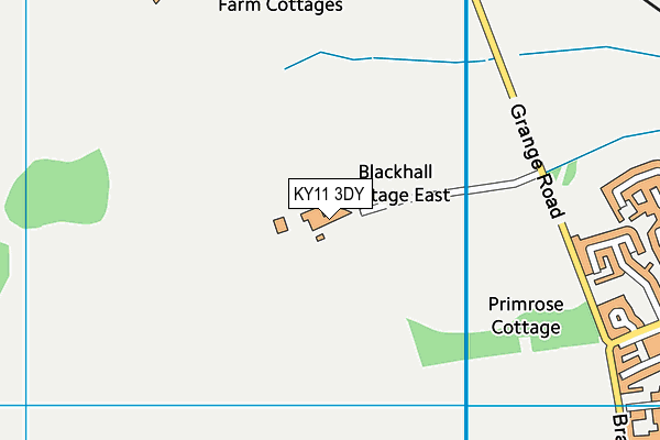 KY11 3DY map - OS VectorMap District (Ordnance Survey) KY11 3DY map - OS VectorMap District (Ordnance Survey)