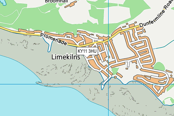 KY11 3HU map - OS VectorMap District (Ordnance Survey) KY11 3HU map - OS VectorMap District (Ordnance Survey)
