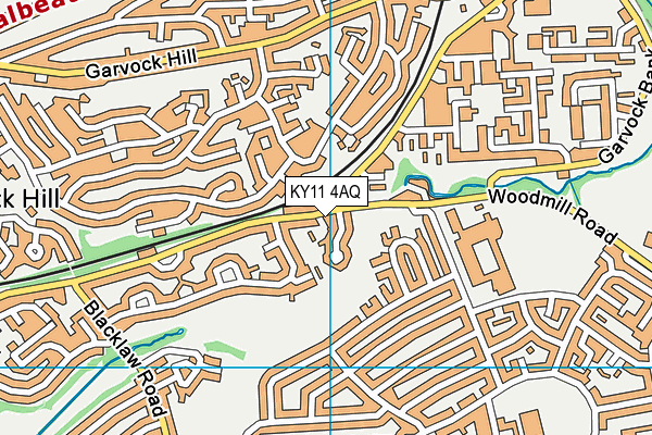 KY11 4AQ map - OS VectorMap District (Ordnance Survey) KY11 4AQ map - OS VectorMap District (Ordnance Survey)